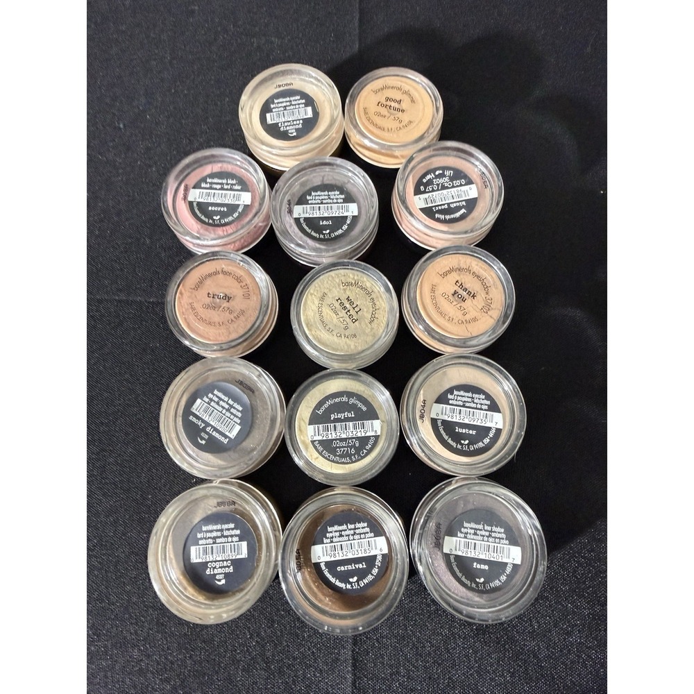bareMinerals Makeup Lot 14pc‎ Multi NEW Sealed Well Rested Blush Eyeshadow